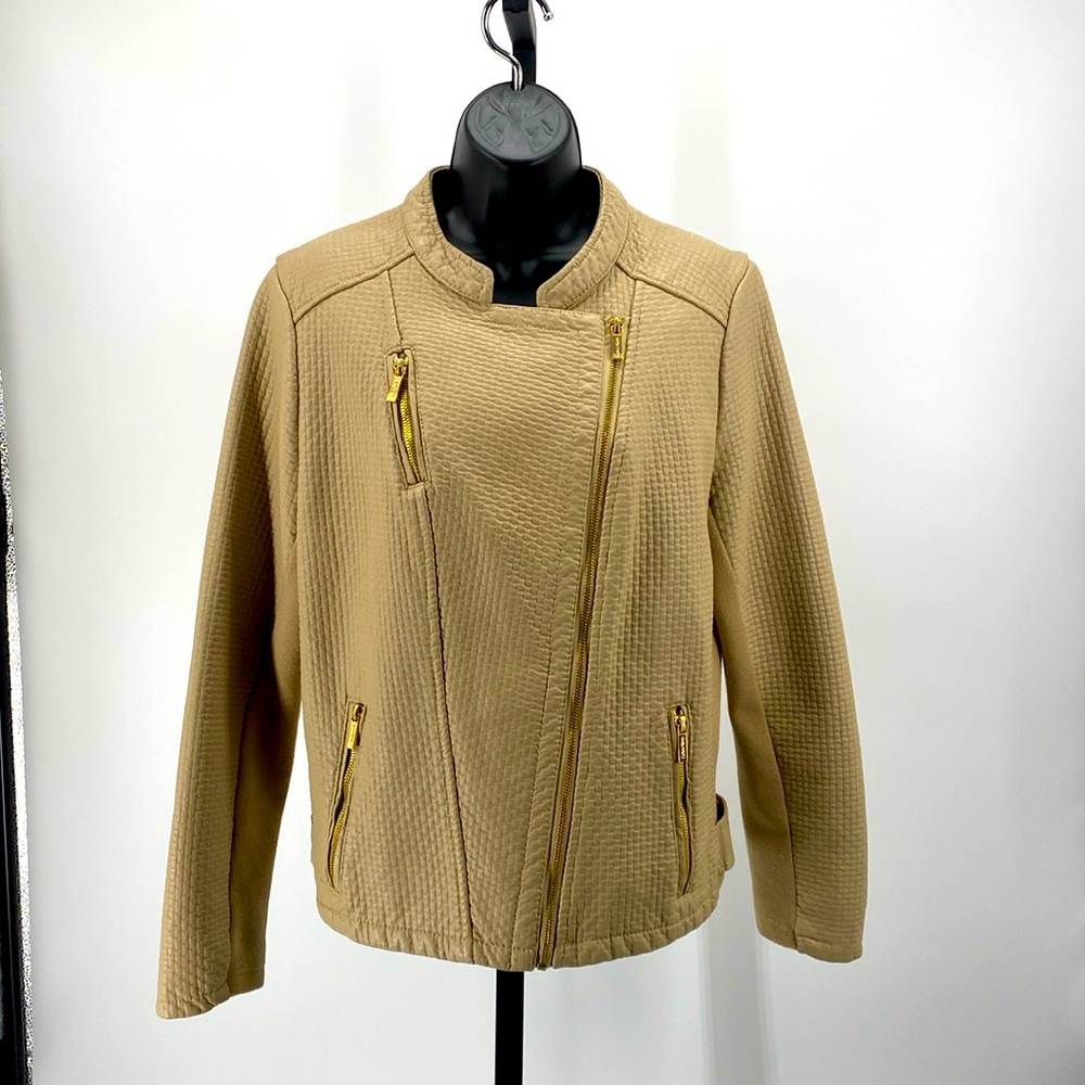 NWOT l Womens Calvin Klein Jacket l Size Medium l Tan Color l